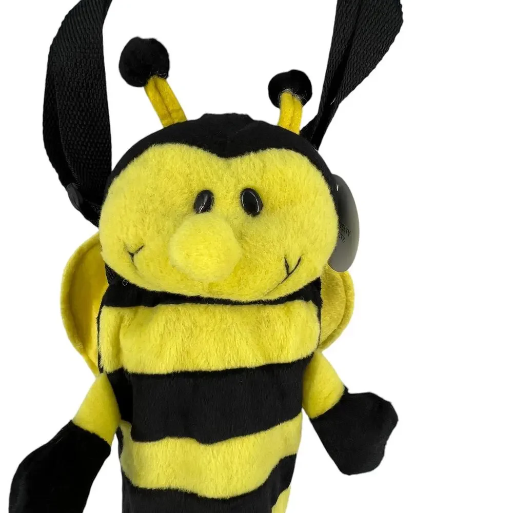 BumbleBee Plush Kids Crossbody Drink Water Bottle Holder Carrier Sling 13